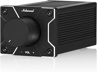 Controlador de Volume Pré-Amplificador Passivo Nobsound - Versão Atualização - Preto
