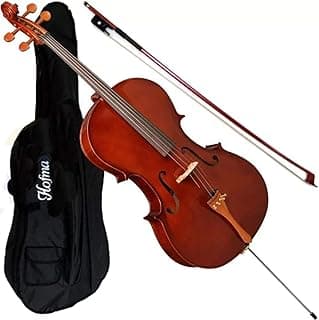 Violoncelo Hofma Hce100 4/4 com arco e estojo preto