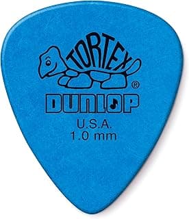 Palheta de guitarra azul Dunlop Tortex Standard 1,0 mm