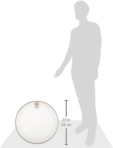 Comparação do tamanho da pele Remo Powerstroke P4 revestida 56 cm com uma pessoa em pé