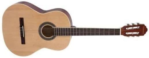 Violão clássico acústico Giannini GN-15 nylon natural com tampo verniz fosco e cravelhas cromadas
