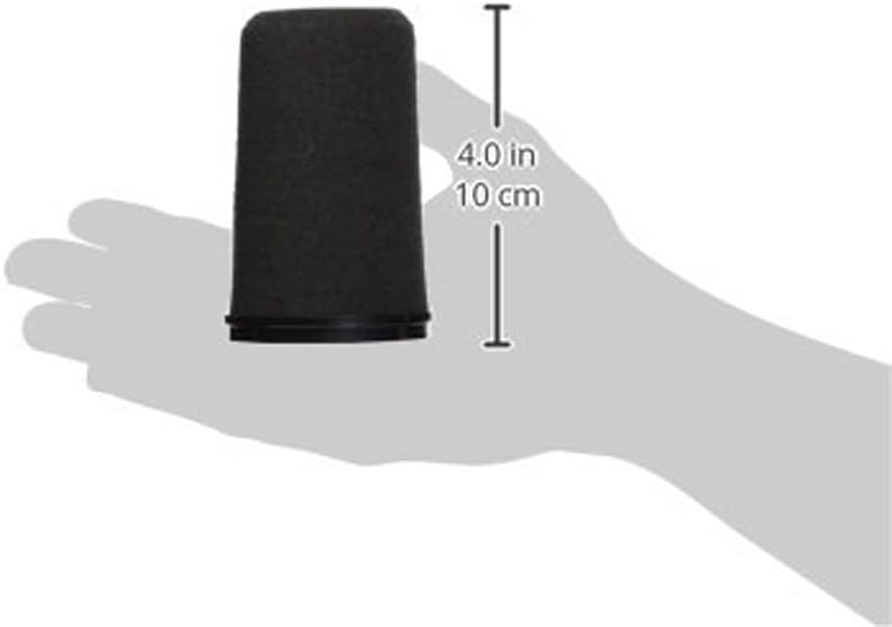 Espuma anti-vento preta Shure RK345 com medida 10 cm para microfone SM7B