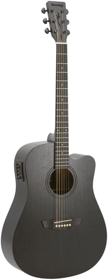 Strinberg Forest FS4D violão eletroacústico folk com cutaway na cor tobacco, acabamento fosco e equalizador embutido