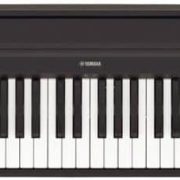 Piano digital Yamaha P-45B preto com 88 teclas