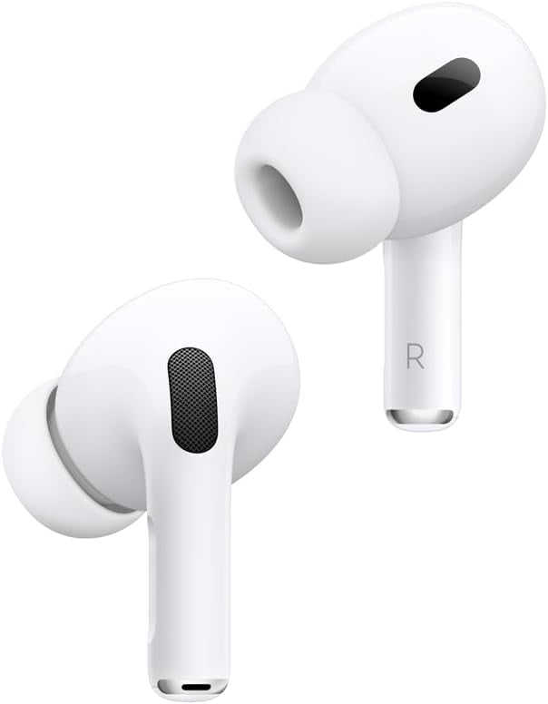 Apple AirPods Pro 2ª geração fones intra-auriculares brancos com cancelamento ativo de ruído