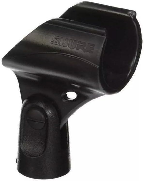 Suporte para microfone sem fio Shure WA371 preto fosco com ajuste por parafuso