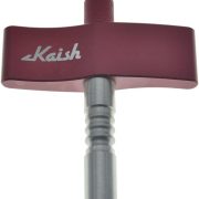 Chave de afinação para bateria Kaish vermelha com corpo em alumínio e haste de aço estilo T