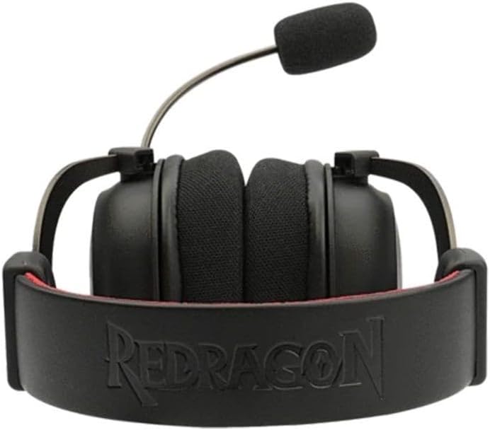 Headset gamer Redragon Zeus X H510-RGB microfone flexível e almofadas acolchoadas