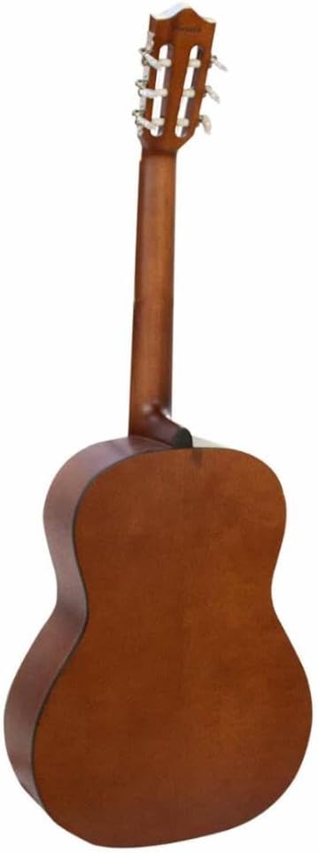 Verso do violão acústico Giannini Trovador NTR1 em madeira marrom escura