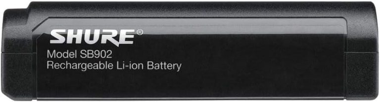 Bateria recarregável Shure SB902 para sistema GLX-D preta