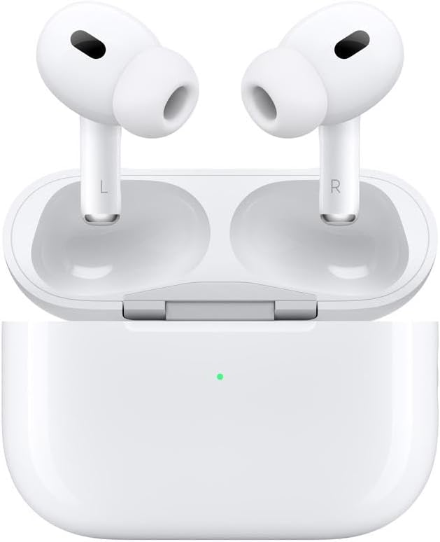 Apple AirPods Pro 2ª geração com estojo de carregamento com indicador luminoso verde