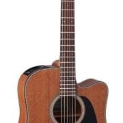 Violão eletroacústico Takamine GD11MCE em mogno fosco com corte cutaway e captador embutido