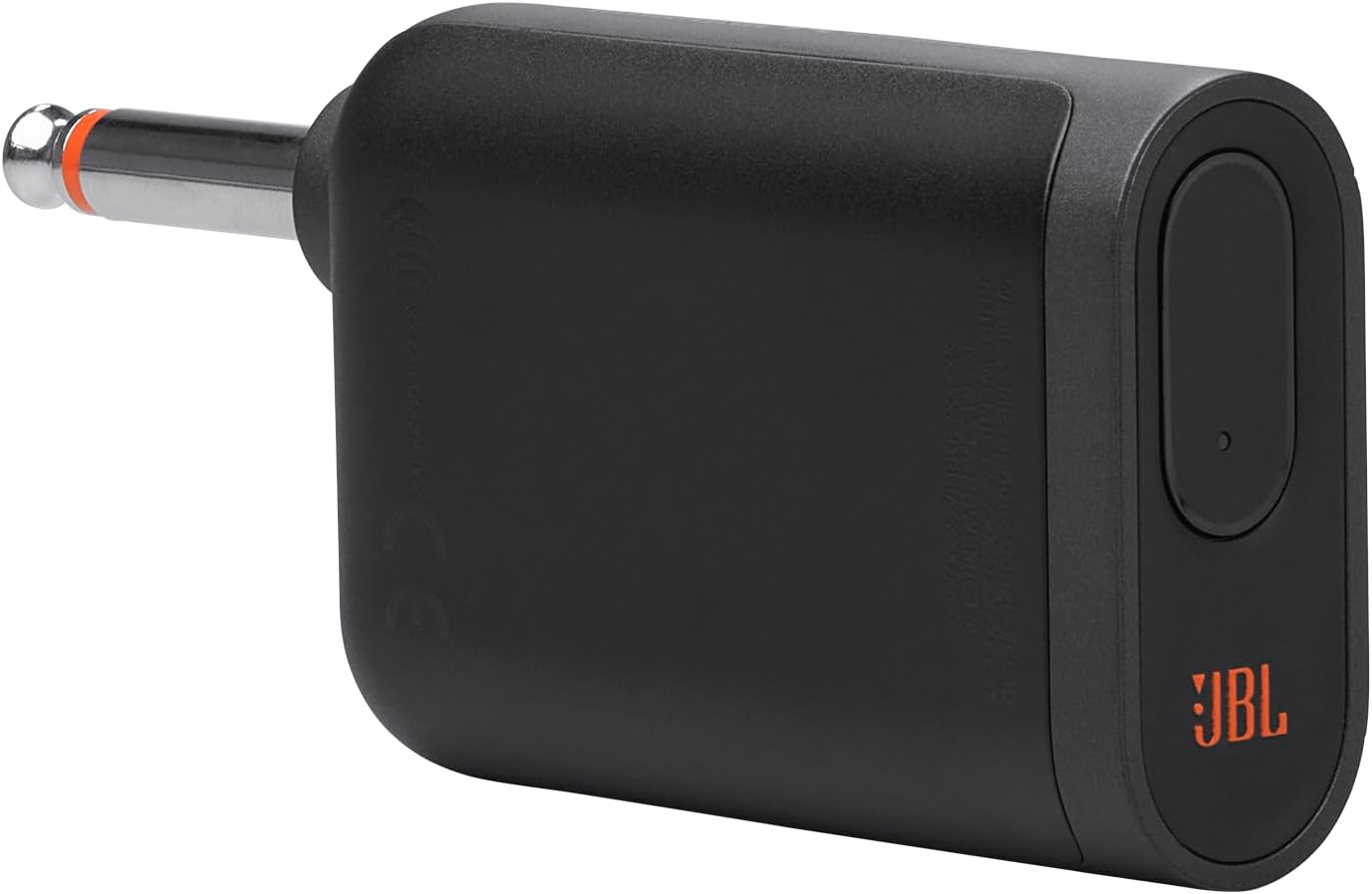 Transmissor pequeno preto com plugue P10 para microfone sem fio JBL PartyBox