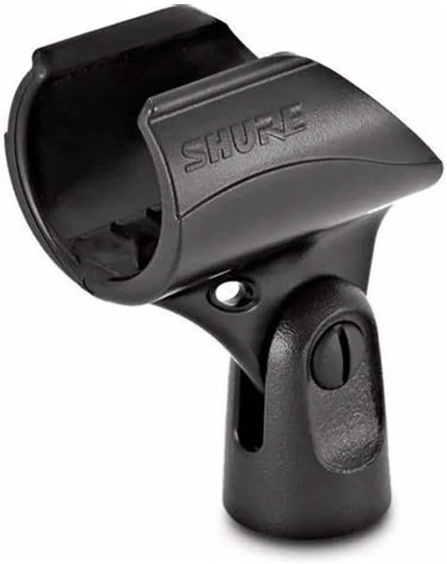 Suporte Shure WA371 para microfone sem fio preto fosco com parafuso de ajuste