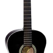 Violão acústico Giannini Start S-14 preto com cordas de aço e acabamento brilhante