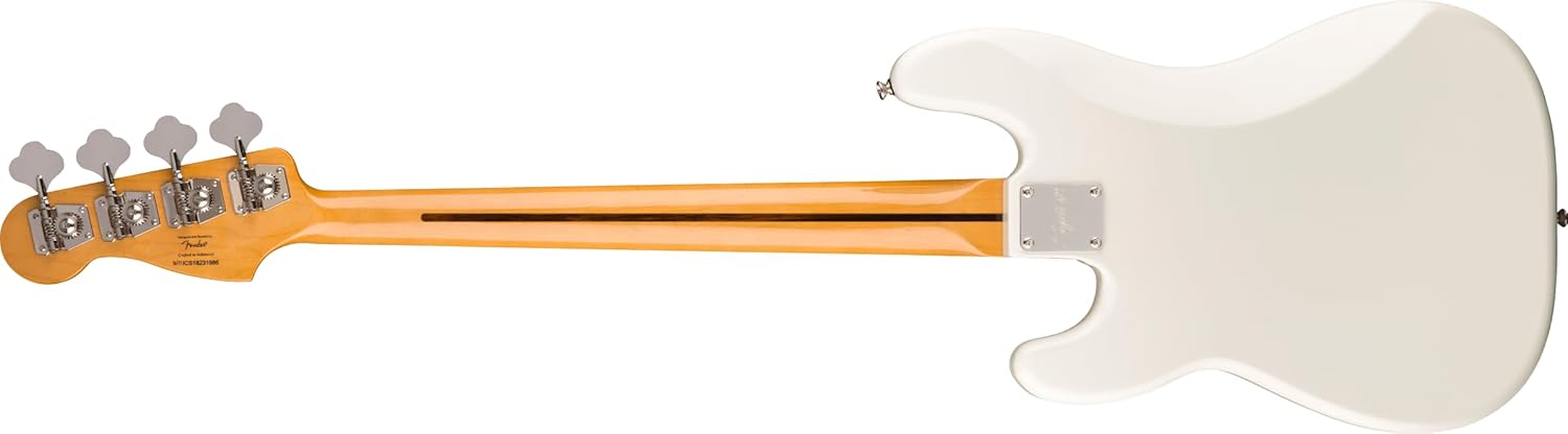Contrabaixo Squier Classic Vibe '60s Precision Bass branco vintage vista traseira