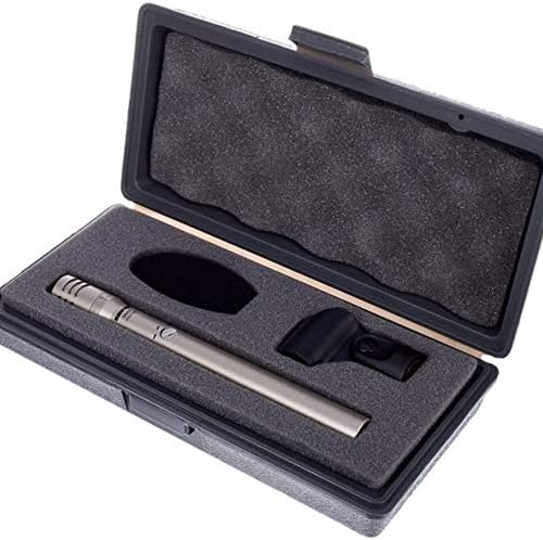 Microfone condensador Shure SM81-LC com estojo protetor e suporte para microfone