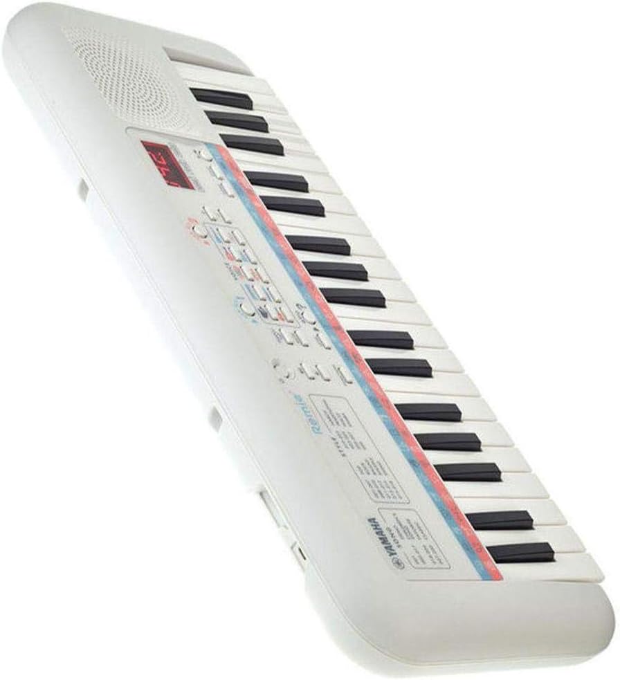 Teclado portátil Yamaha PSS-E30 com 37 teclas e painel de controle digital.