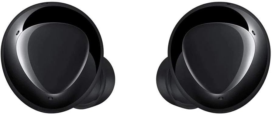 Samsung Galaxy Buds+ fones de ouvido Bluetooth in ear pretos, vista frontal