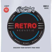 Embalagem de cordas para guitarra acústica Martin MM12 Retro Acoustic Light 12 Nickel Monel