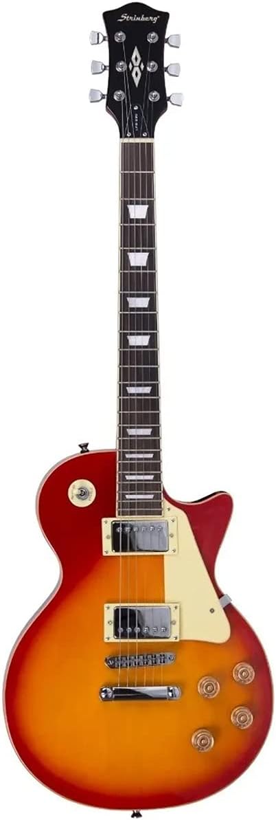 Guitarra elétrica Strinberg Lps 230 acabamento Cherry Burst fosco, estilo Les Paul
