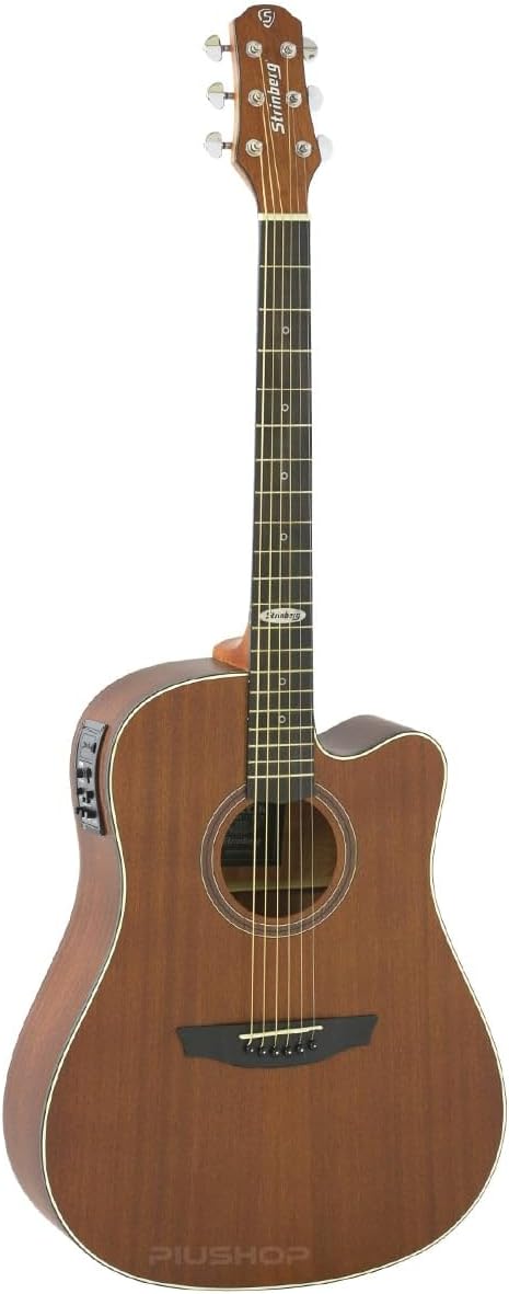 Violão Strinberg SD200C mogno fosco eletroacústico com pré-amplificador e corte no corpo
