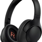 Fone de ouvido Bluetooth circumaural QCY H3 ANC preto com cancelamento de ruído