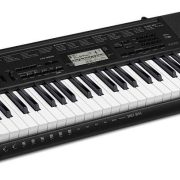 Teclado Musical Casio CTK-3500 61 teclas preto painel display digital e botões funcoes