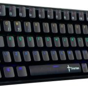 Teclado mecânico gamer compacto Titorion 60% RGB com iluminação colorida
