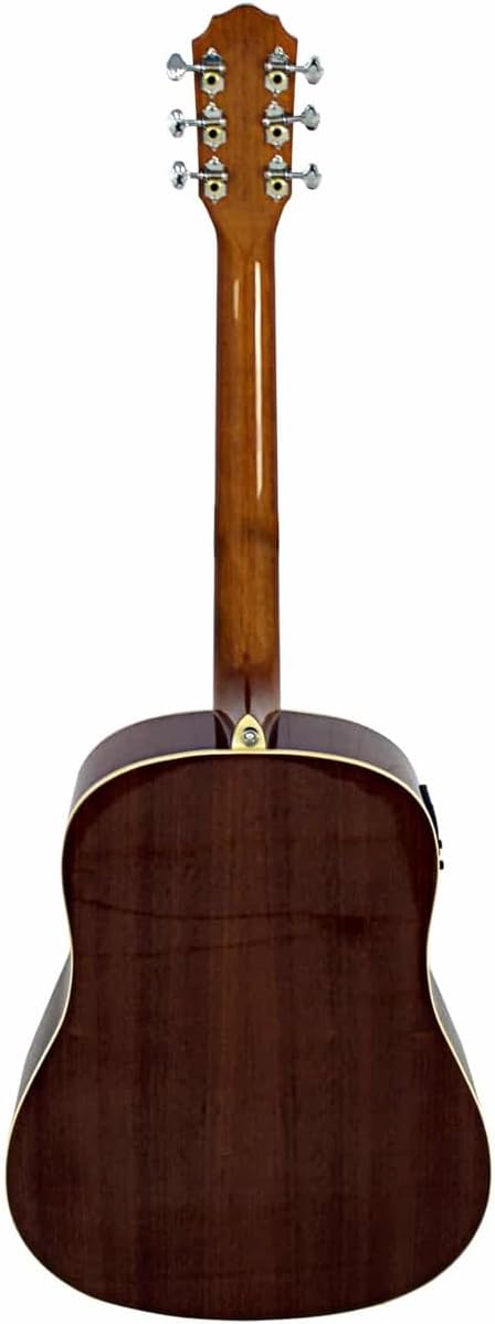 Parte traseira do violão Giannini Performance Plus GSS Plus CEQ VSB sunburst