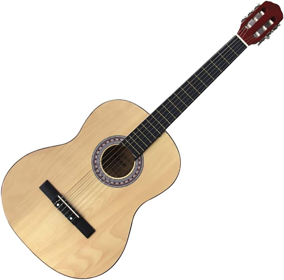 Violão clássico Winner AW20 39 polegadas, nylon, acabamento natural para estudantes