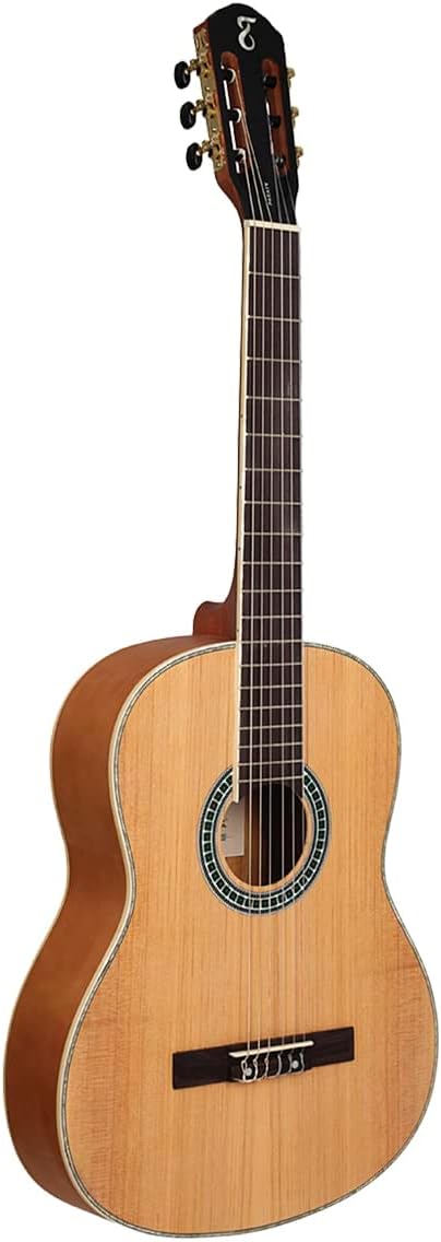 Violão clássico acústico Tagima natural acetinado com cordas de náilon e tarraxas douradas