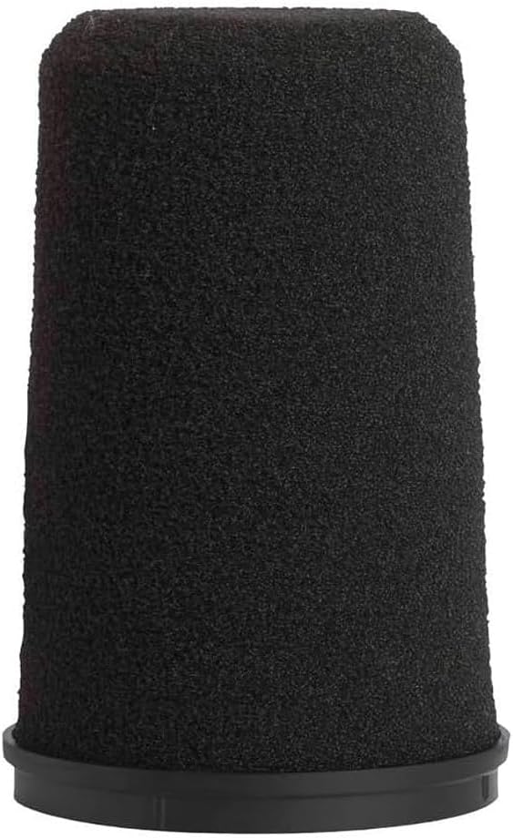 Espuma anti-vento preta Shure RK345 para microfone SM7B com base plástica
