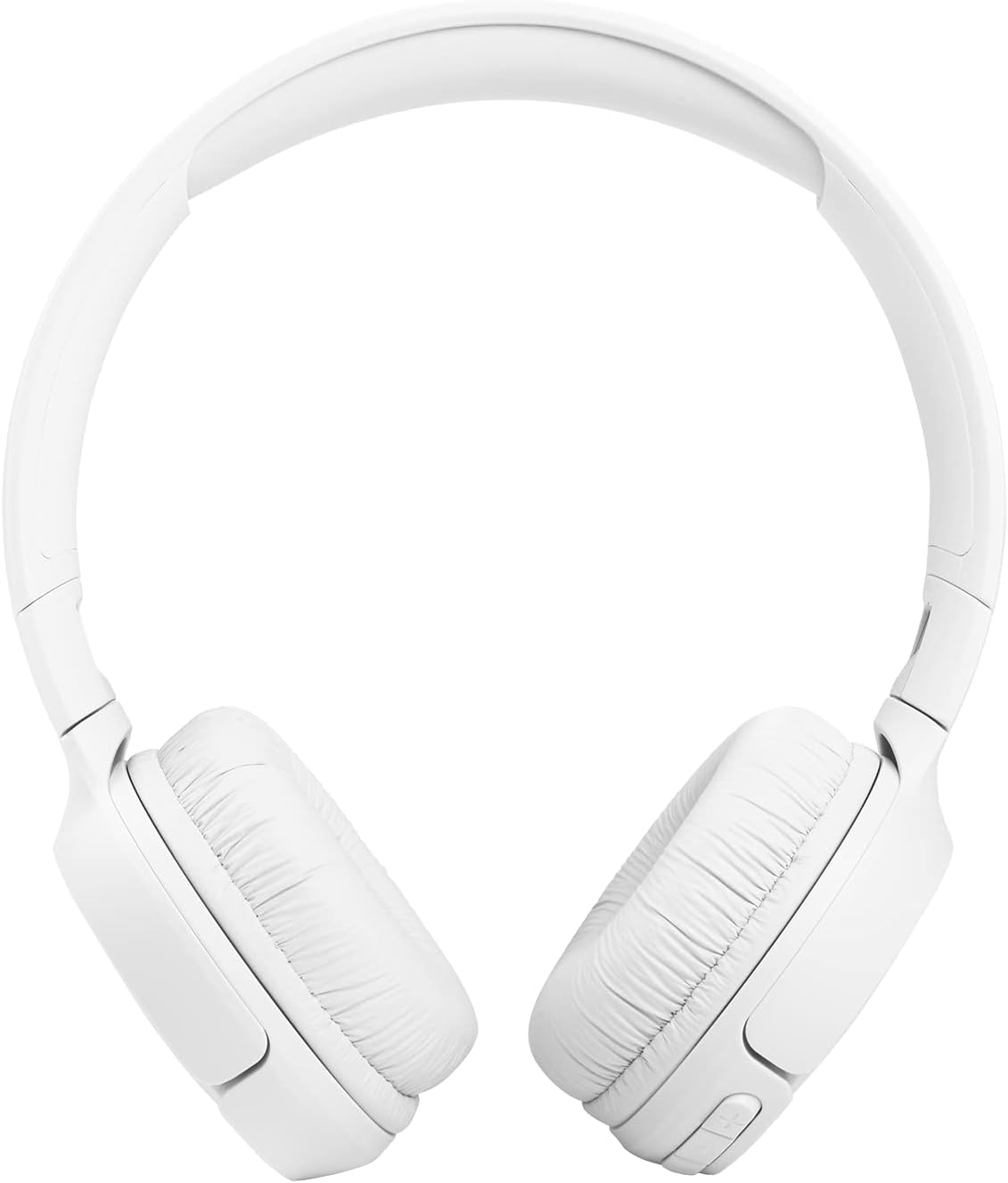 Fone de ouvido JBL 510BT Bluetooth branco dobrável com almofadas confortáveis e design robusto