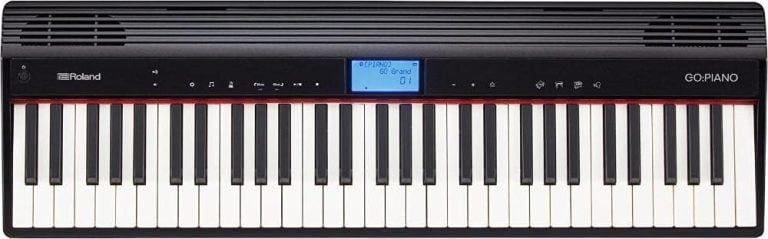 Teclado portátil Roland GO:Piano GO-61P 61 teclas com Bluetooth e display digital