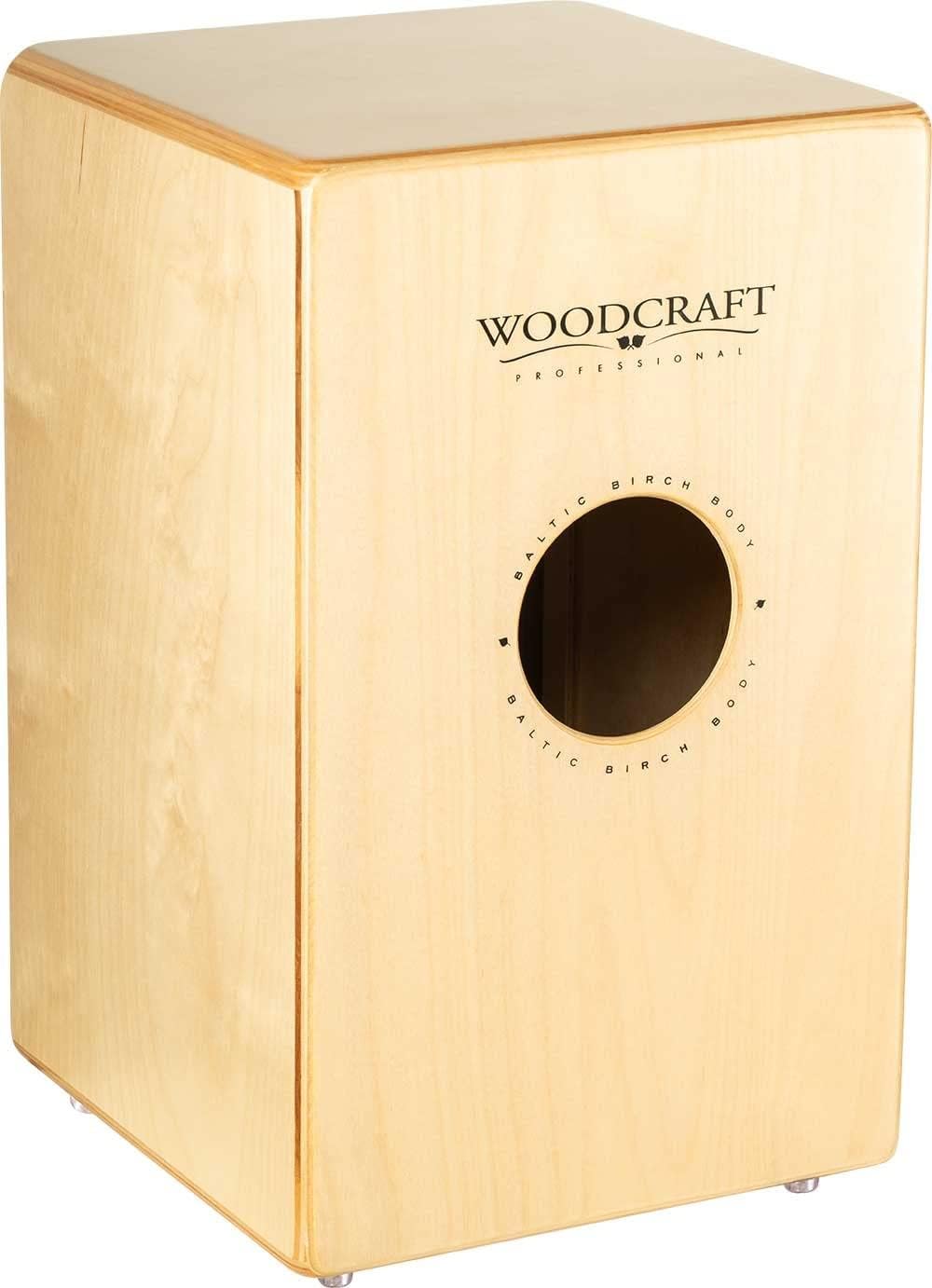 Meinl Woodcraft Professional WCP100MH caixa-cajon vista frontal com abertura circular