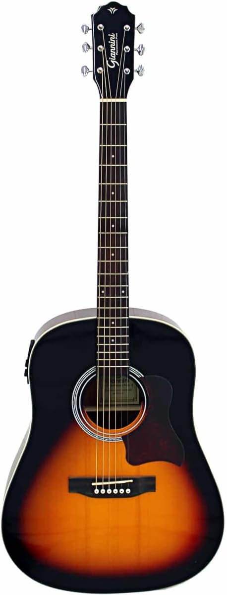 Violão eletroacústico Giannini Performance Plus GSS Plus CEQ VSB sunburst vista frontal
