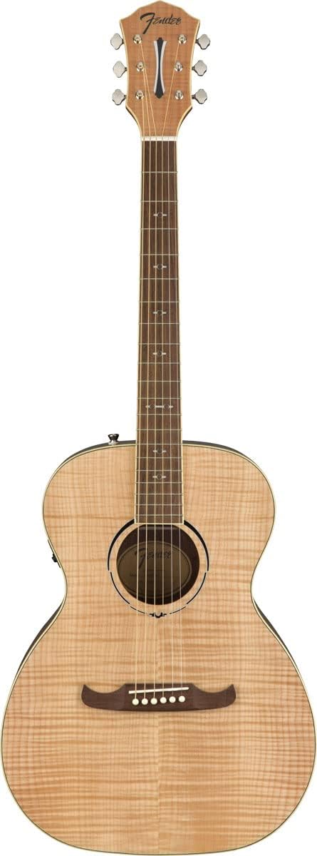 Guitarra Fender FA-235E acústica-elétrica natural vista frontal completa