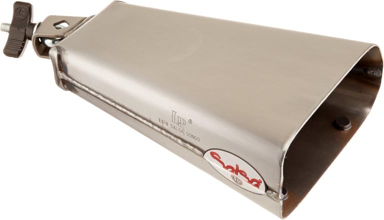 Cowbell Latin Percussion ES-8 Salsa Songo metálico brilhante montável para bateria