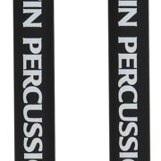 Escovas para cajon Latin Percussion LP-CCB com cerdas retráteis vermelhas e corpo preto com logo da marca