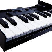 Teclado Roland K-25M portátil preto com 25 teclas sensíveis à velocidade para módulos Boutique