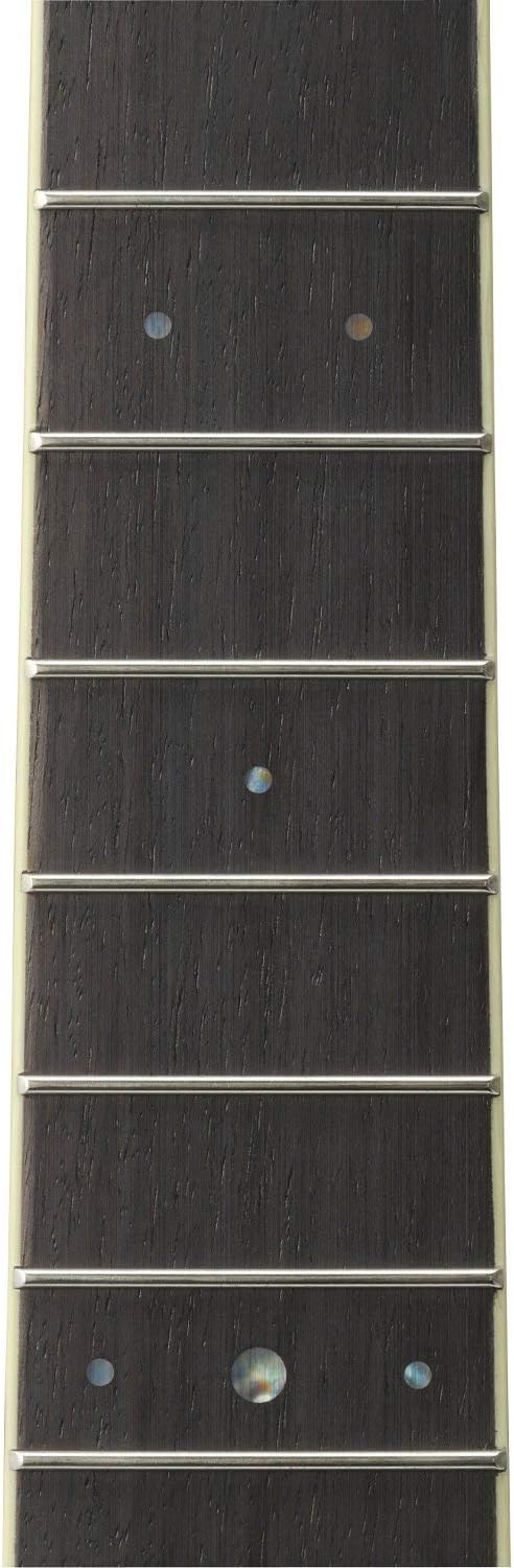 Braço do violão Yamaha LS6 A.R.E. com trastes metálicos e marcações circulares