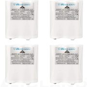 Pack 4 baterias recarregáveis Midland BATT10 Ni-MH 3.6V 1000mAh brancas