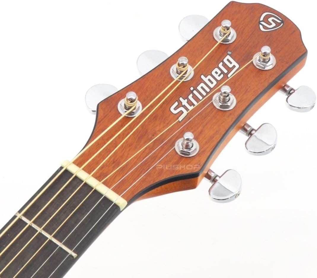 Cabeça do violão Strinberg SD200C MGS mogno fosco com tarraxas cromadas