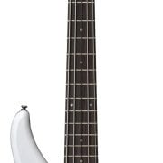 Contrabaixo Yamaha TRBX305 5 cordas branco com captadores cerâmicos ativos