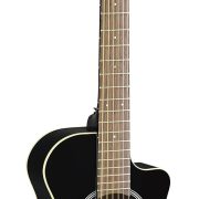Yamaha APXT2 BL violão eletroacústico preto com controle eletrônico e afinador embutido