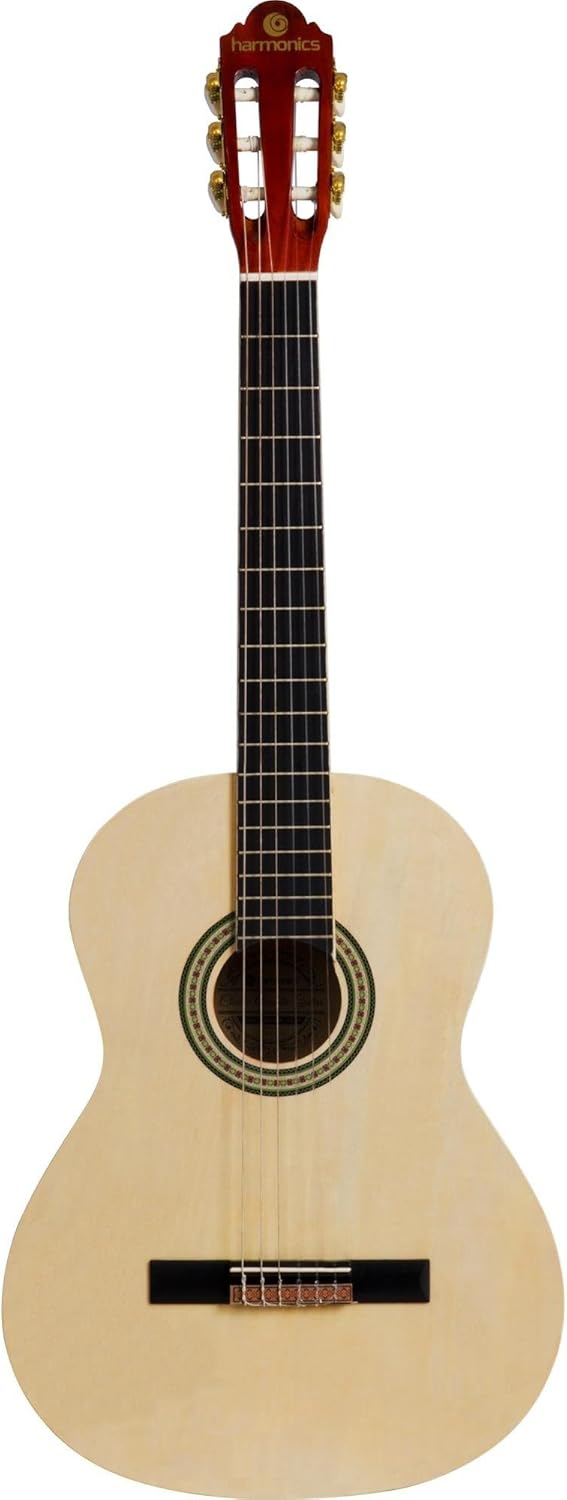 Violão acústico clássico Harmonics GNA-111 com cordas de nylon e acabamento natural