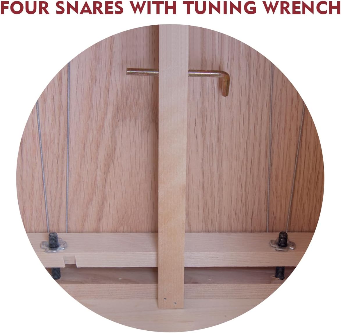 Detalhe das quatro armadilhas internas e chave Allen para ajuste do cajon AKLOT.