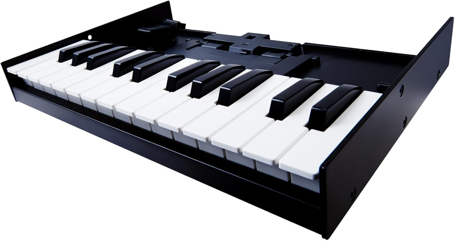 Teclado Roland K-25M Boutique MIDI 25 teclas vista lateral com dock USB