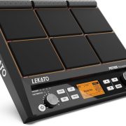 Bateria eletrônica LEKATO PD705 com 9 pads sensíveis à velocidade e display digital